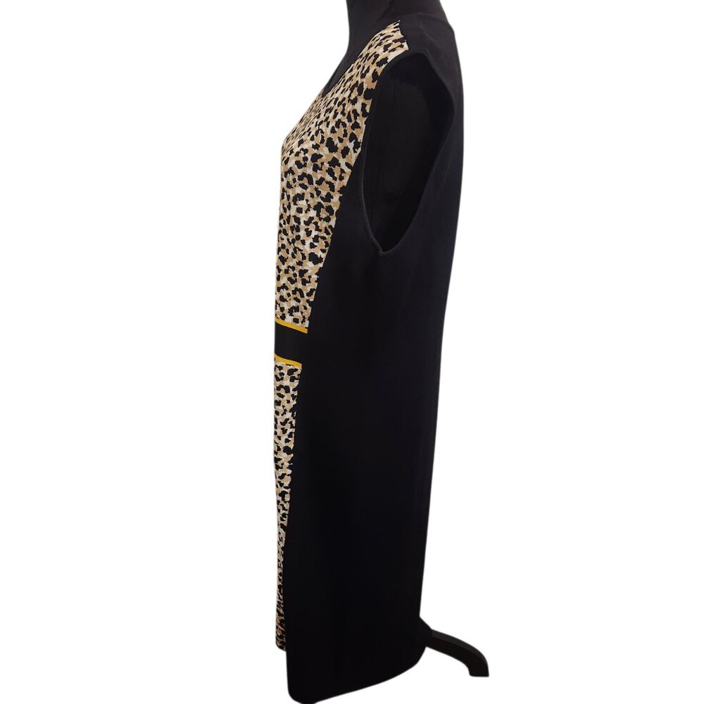 New York & Company Sleeveless Leopard Print Sheath Dress Size XXL - Picture 6 of 9